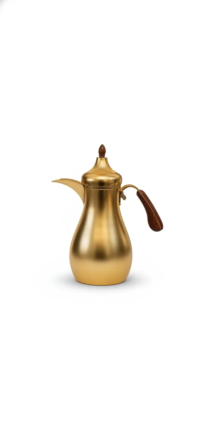 دلة قهوة عربية - ذهبي