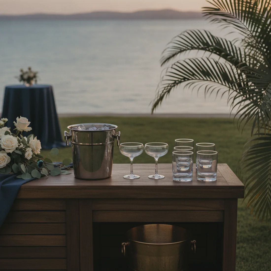 a designed evening, photographed on real rental pieces